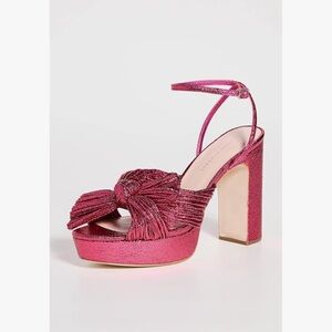 Loeffler Randall Natalia Platform in Fuchsia